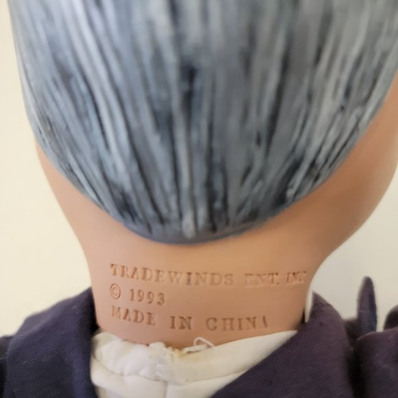 1993 Tradewinds Ent. President Bill Clinton Long Plush Doll Shelf Sitter Display - Picture 6 of 14